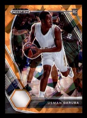 2021-22 Prizm Draft Picks Usman Garuba #41 RC Orange Cracked Ice Prizm